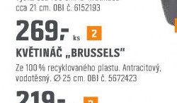 KVĚTINÁČ „BRUSSELS“