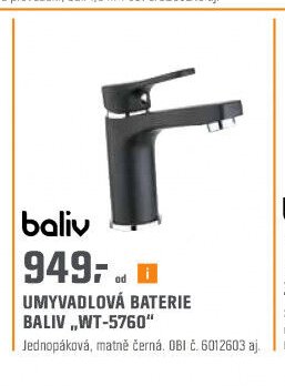 UMYVADLOVÁ BATERIE BALIV „WT-5760“