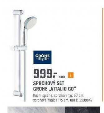 SPRCHOVÝ SET GROHE „VITALIO GO“