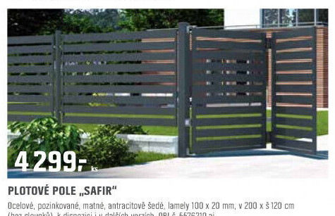 Plotové pole Safir