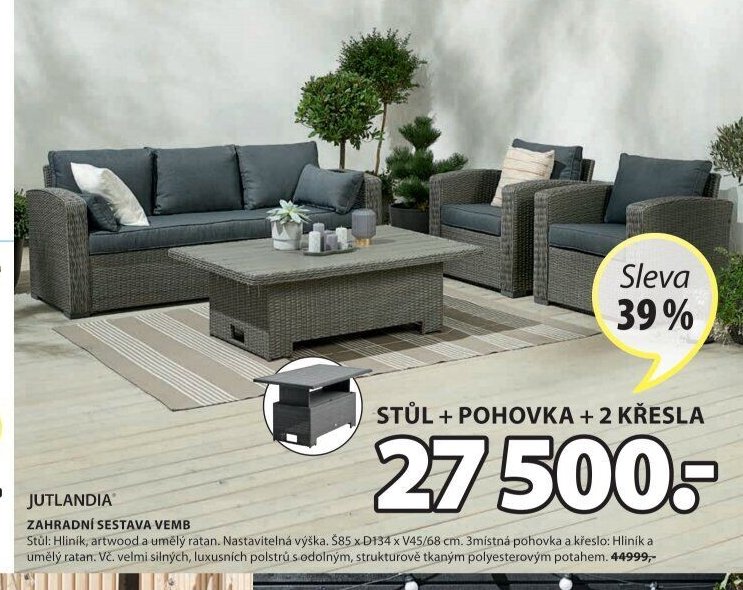 JUTLANDIA Zahradní sestava VEMB