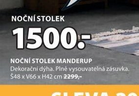 NOČNÍ STOLEK MANDERUP