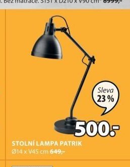 STOLNÍ LAMPA PATRIK