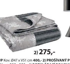 Prošívaný pléd KORNBLOMST