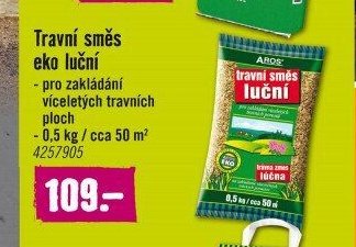 Travní směs eko luční