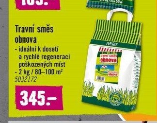 Travní směs obnova