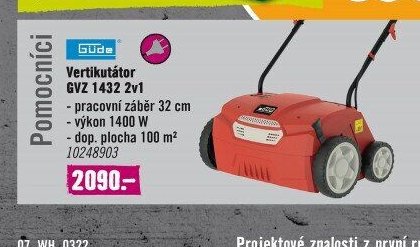 Vertikutátor GVZ 1432 2v1