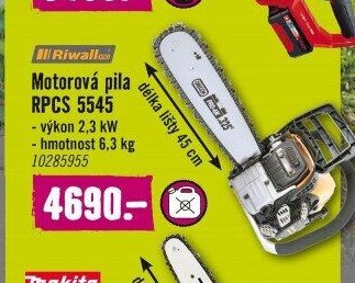 Riwalla Motorová pila RPCS 5545