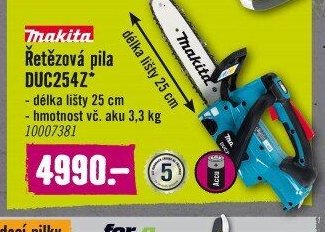 Makita Řetězová pila DUC254Z