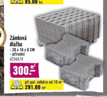 Zámková dlažba