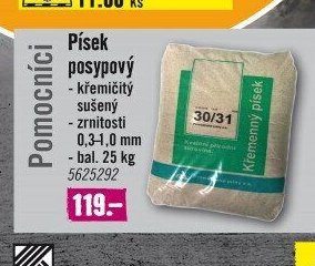 Písek posypový