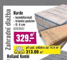 Zahradní dlažba Nardo