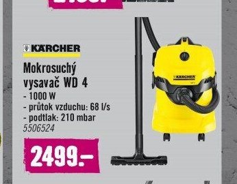 Kärcher Mokrosuchý vysavač WD 4