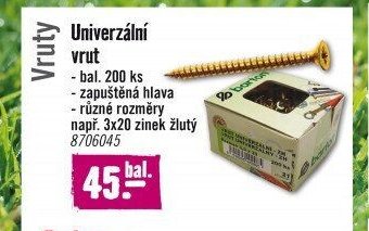 Univerzální vrut