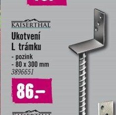 Ukotvení L trámku