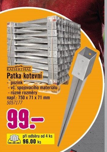 Patka kotevní