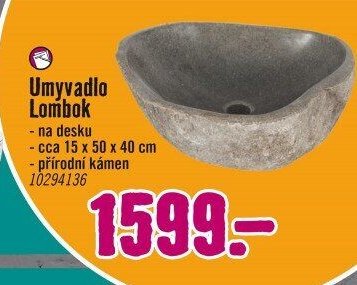 Umyvadlo Lombok