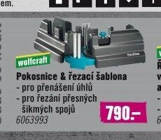 Wolfcraft Pokosnice & řezací šablona
