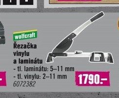 Wolfcraft Řezačka vinylu a laminátu