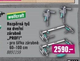 Wolfcraft Rozpěrná tyč na dveřní zárubně PROFI