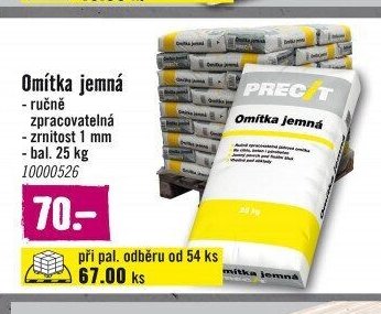 Omítka jemná