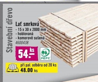 Lať smrková