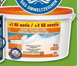Sněhobílá profesionální barva 19 kg