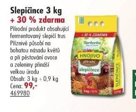 Slepičince 3 kg + 30 % zdarma