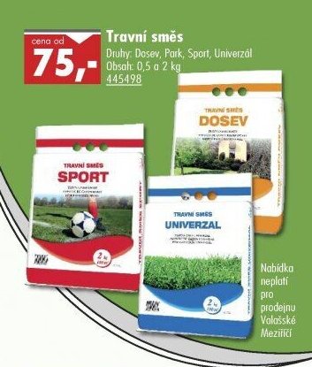 Travní směs (Dosev, Park, Sport, Univerzal)