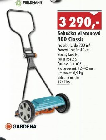 Sekačka vřetenová 400 Classic