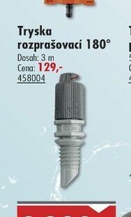 Tryska rozprašovací 180°