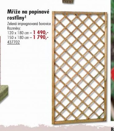 Mříže na popínavé rostliny