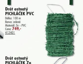 Drát ostnatý PICH LÁČEK PVC