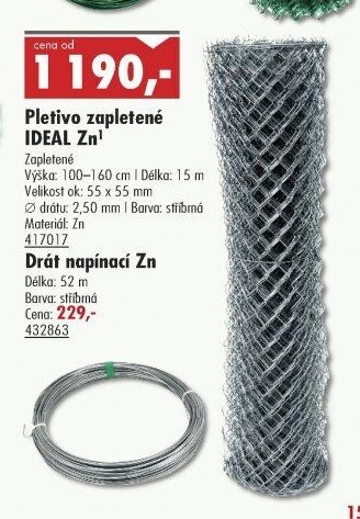 Pletivo zapletené IDEAL Zn