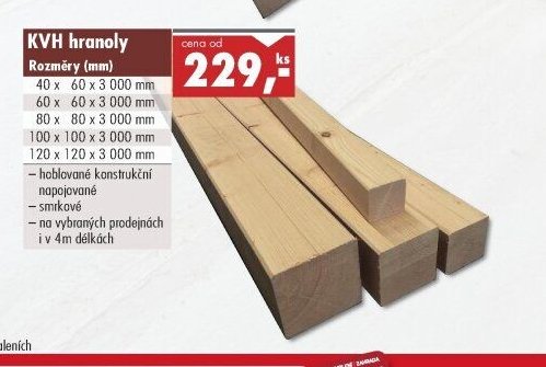KVH hranoly