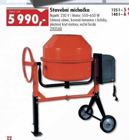 Stavební míchačka