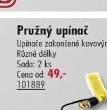 Pružný upínač