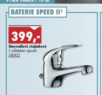 Baterie Speed II umyvadlová stojánková