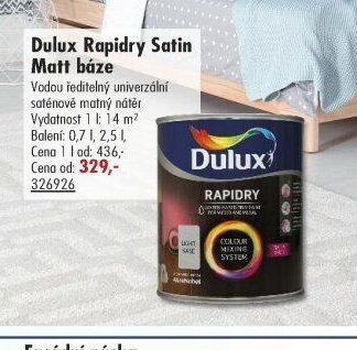 Dulux Rapidry Satin Matt báze