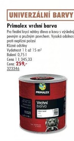 Primalex vrchní barva