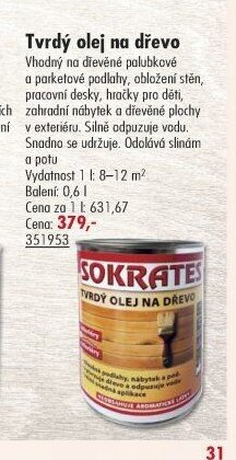Tvrdý olej na dřevo