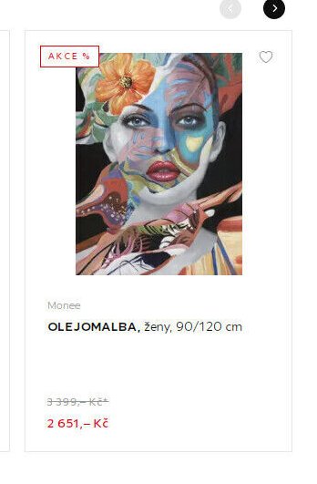 OLEJOMALBA, ženy, 90/120 cm