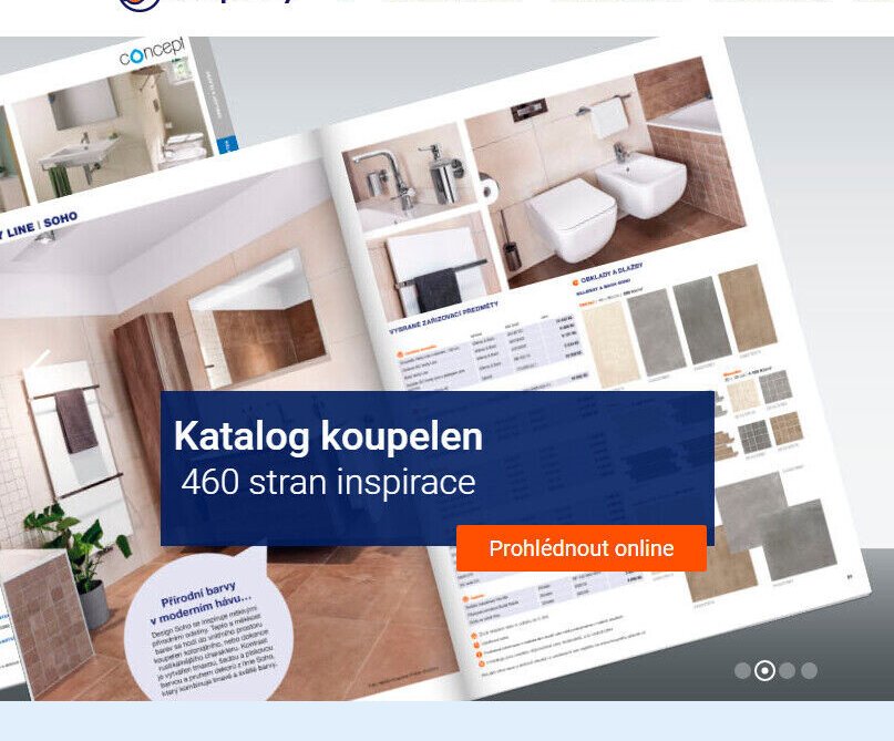 Katalog koupelen 460 stran inspirace