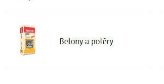 Betony a potěry