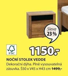 NOČNÍ STOLEK VEDDE