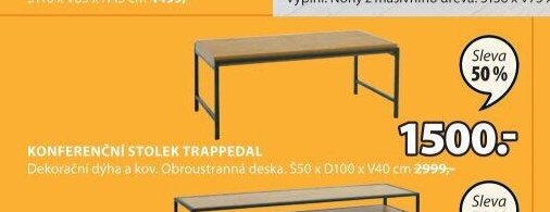 KONFERENČNÍ STOLEK TRAPPEDAL