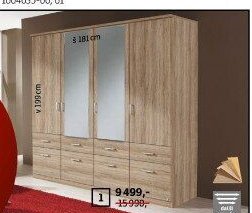 Variabilní skříňový program Bremen (4 dveře)