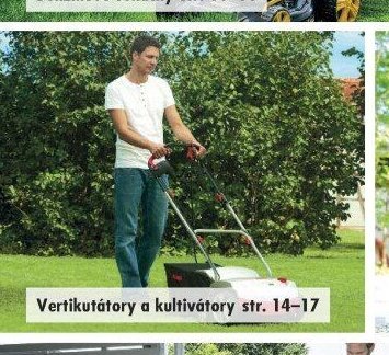 Vertikutátory a kultivátory