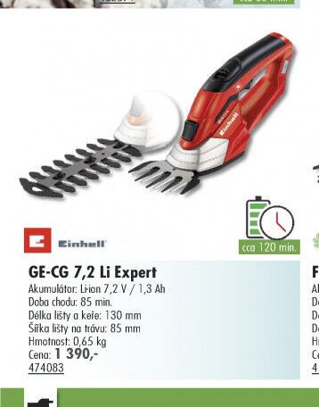 Einhell GE-CG 7,2 Li Expert