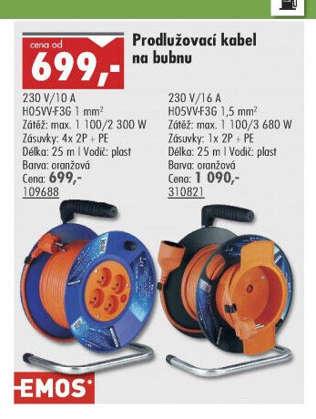 Prodlužovací kabel na bubnu